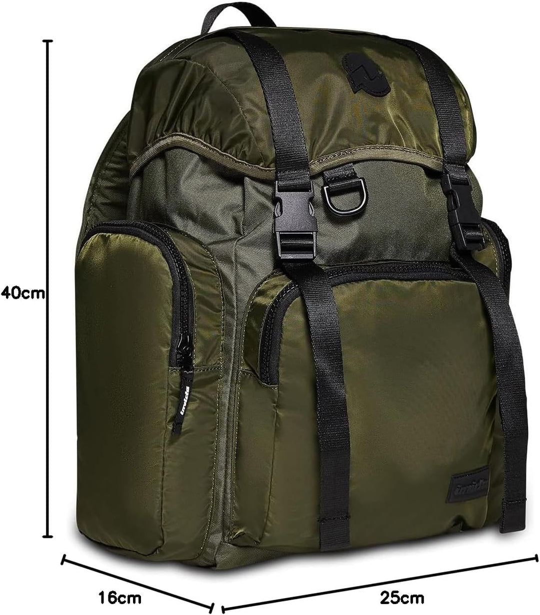 Invicta Rucksack aus nachhaltigem Stoff, Praktisch & Unisex, mit Laptopfach bis 14'', Büro, Uni, Arb