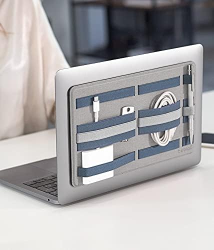 Beblau | SHIFT PRO | selbstklebender tragbarer Tech-Organizer für Laptops u. Rucksack | Büro u. Zuha