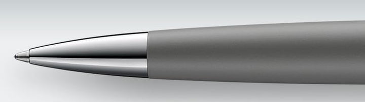 LAMY studio Premium Kugelschreiber 266 aus Edelstahl in mattem Lack-Finish, propellerförmige Clip-Dr