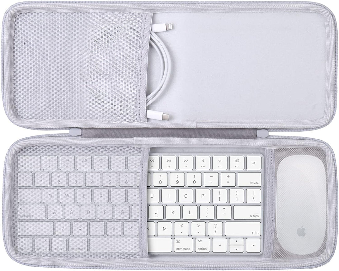 co2CREA Hart Reise Schutz Hülle Etui Tasche für Apple Magic Keyboard und Magic Mouse 2/1 Tastatur Ma