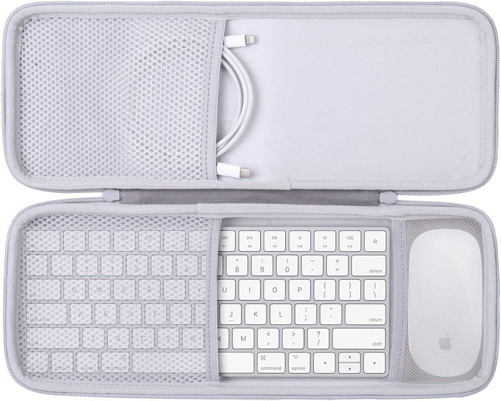 co2CREA Hart Reise Schutz Hülle Etui Tasche für Apple Magic Keyboard und Magic Mouse 2/1 Tastatur Ma