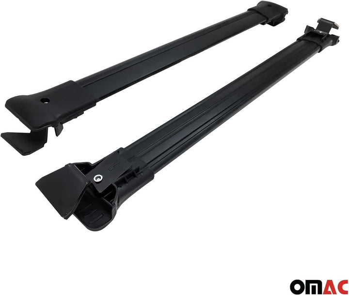 Dachträger Grundträger Auto kompatibel mit Dacia Duster 2 II 2018-2023 Alu Schwarz