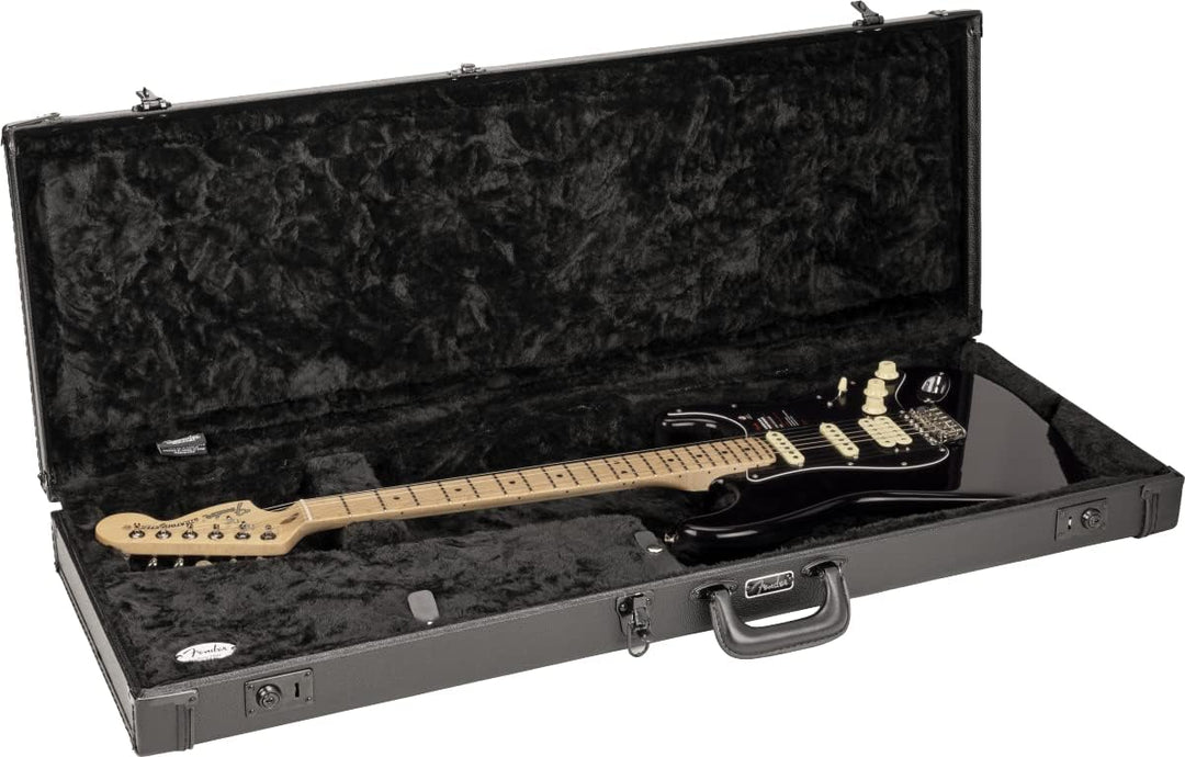 Fender® »CLASSIC SERIES WOOD CASE FOR STRAT®/TELE® - BLACKOUT« Koffer für E-Gitarre | Farbe: Blackou