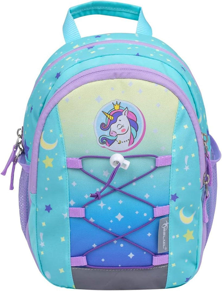 Belmil Kinderrucksack Mädchen für 1-3 Jährige - Super Leichte 290 g/Kindergarten/Krippenrucksack Kin