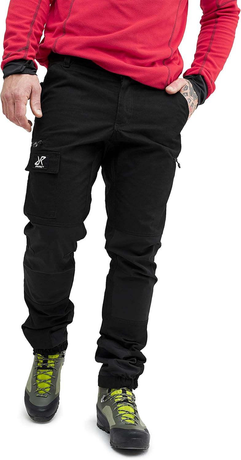 RevolutionRace Herren Nordwand Pants, Hose zum Wandern und für viele Outdoor-Aktivitäten S Schwarz,