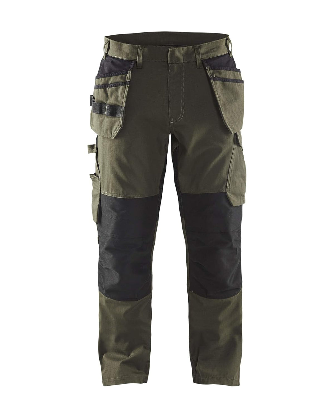 Blakläder 149613304599C54 Service Bundhose mit Nageltaschen Grösse in Olivegrün/Schwarz, C54 54 Dark