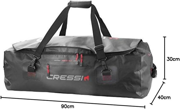 Cressi Gorilla Pro grosse wasserdichte Tauchtasche, ideal für lange Flossen und sperrige Ausrüstun