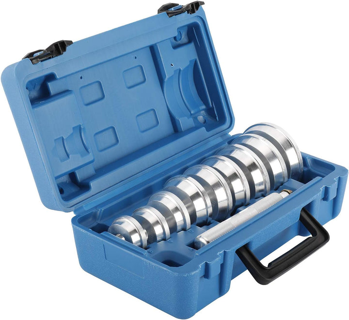 FreeTec 10tlg Lager Buchsen Druckstücksatz Simmerring Austreiber Eintreiber Treibsatz Werkzeug