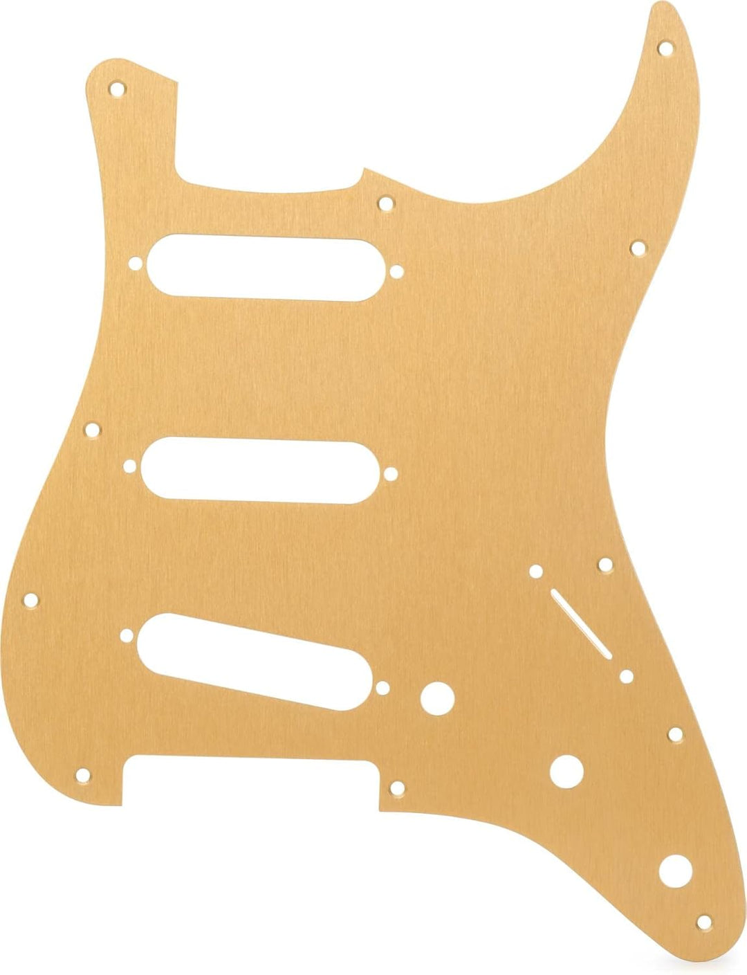 Fender 099-2139-000 Standard Stratocaster Pickguard SSS gold anodized - Pickguard gold