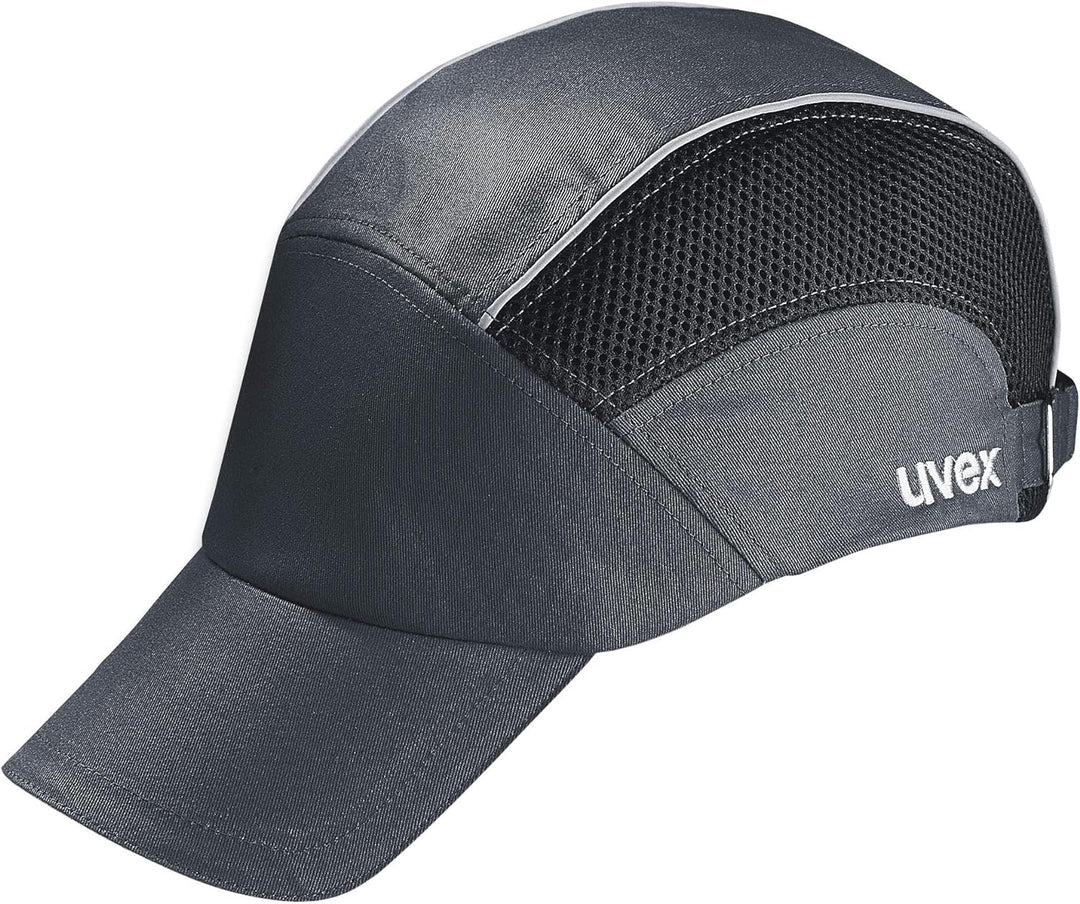 Uvex U-Cap Premium Anstosskappe - Kopfschutz-Kappe im Sport-Design - mit Langem Schirm und Hartschal