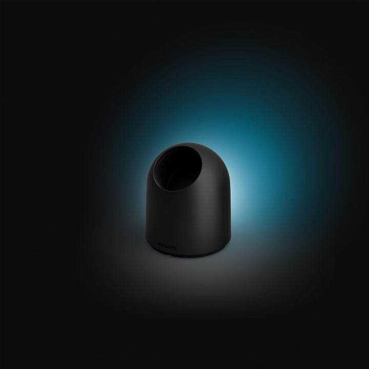 Philips Hue Secure Standfuss für kabelgebundene Überwachungskamera, schwarz, Schwarz