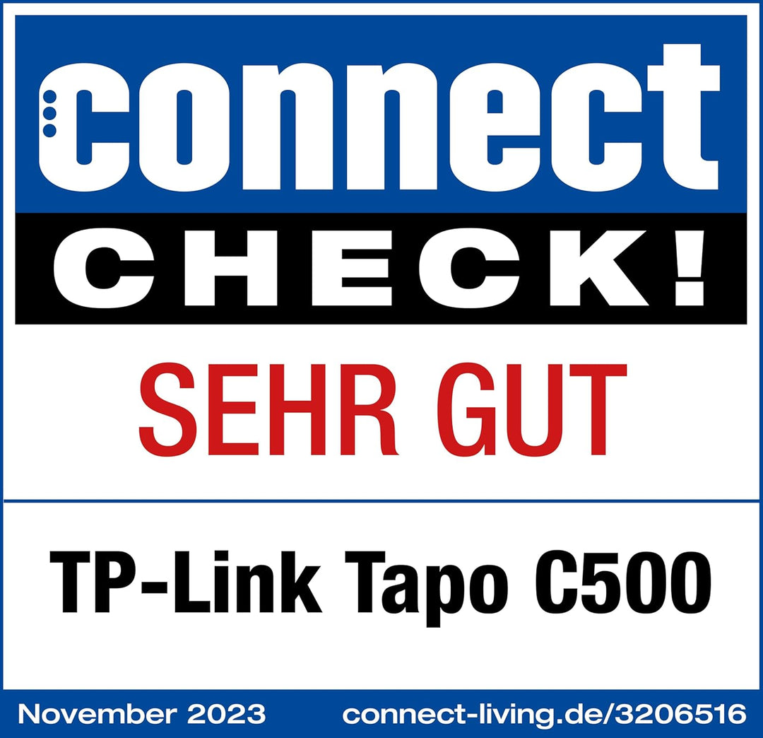 TP-Link Tapo C500 WLAN Überwachungskamera Aussen, 360° Sichtbereich, 1080p Auflösung, Bewegungserken