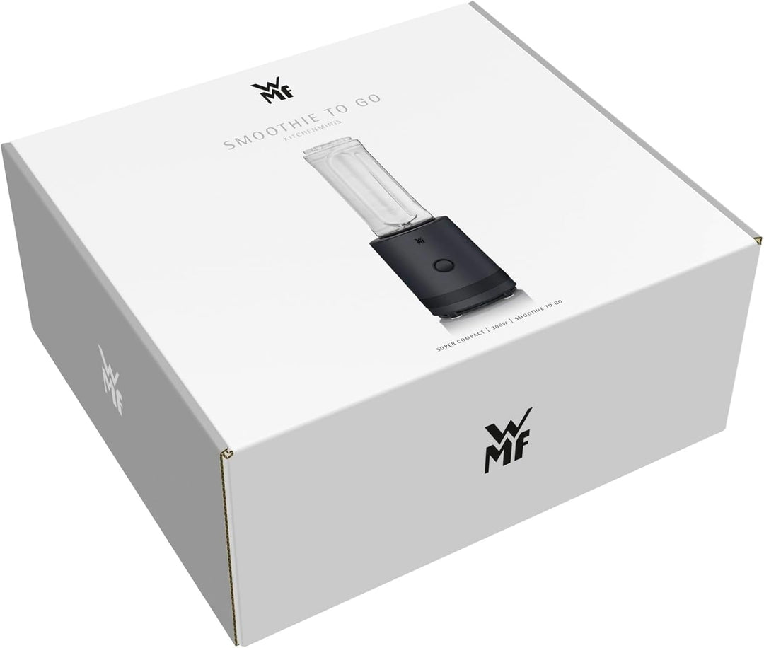 WMF Küchenminis Smoothie-to-go, Mini Standmixer mit zwei Mix-/Trinkbehältern 0,6l, Mixer Hochleistun