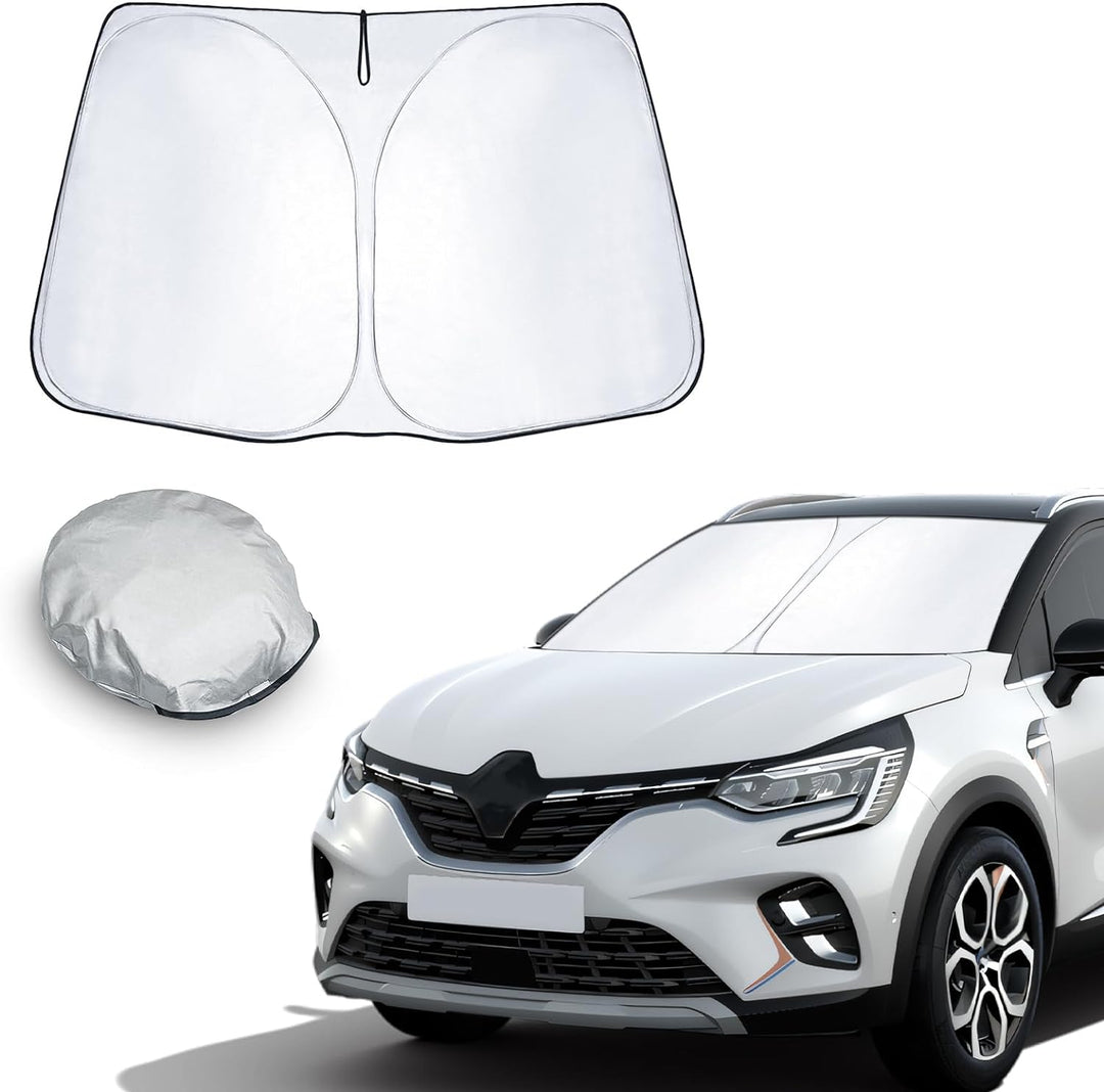 CDEFG Kompatibel mit Renault Captur 2 2020-2022 2023 E-Tech Hybrid RS Line Sonnenschutz Abdeckungen
