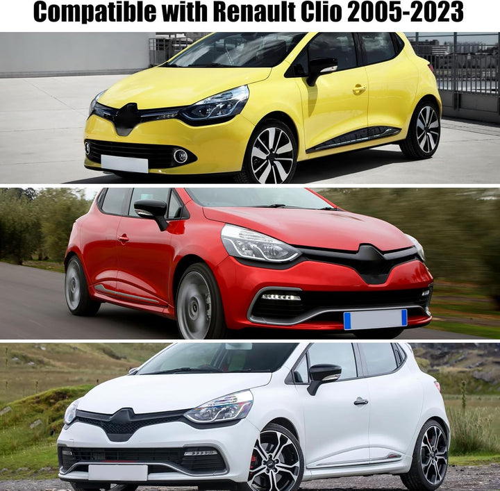 Opaltool Halbgarage für Hatchback 2005-2023 Renault Clio, Schwarz Massgeschneidertes Autogarage Soft