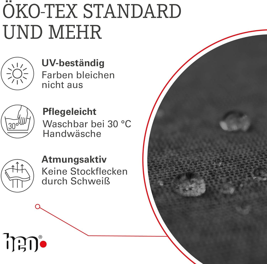 Beo Palettenkissen 60x80 - Wasserabweisendes Sitzkissen für Palettenmöbel | Made in EU Palettenkisse