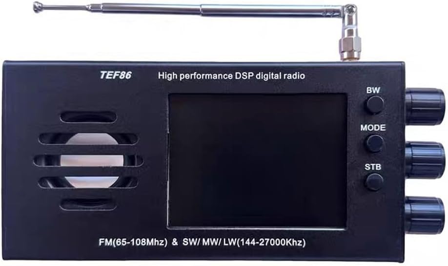 TEF6686 FM(65-108Mhz)&SW/MW/LW (144-27000Khz) DSP-Funkempfänger mit Batterie