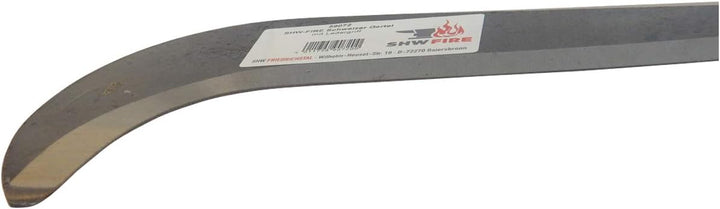 SHW-FIRE 59072 Schweizer Gertel Hippe Gertl Gartenmesser Stahl Ledergriff Handschutz 43cm