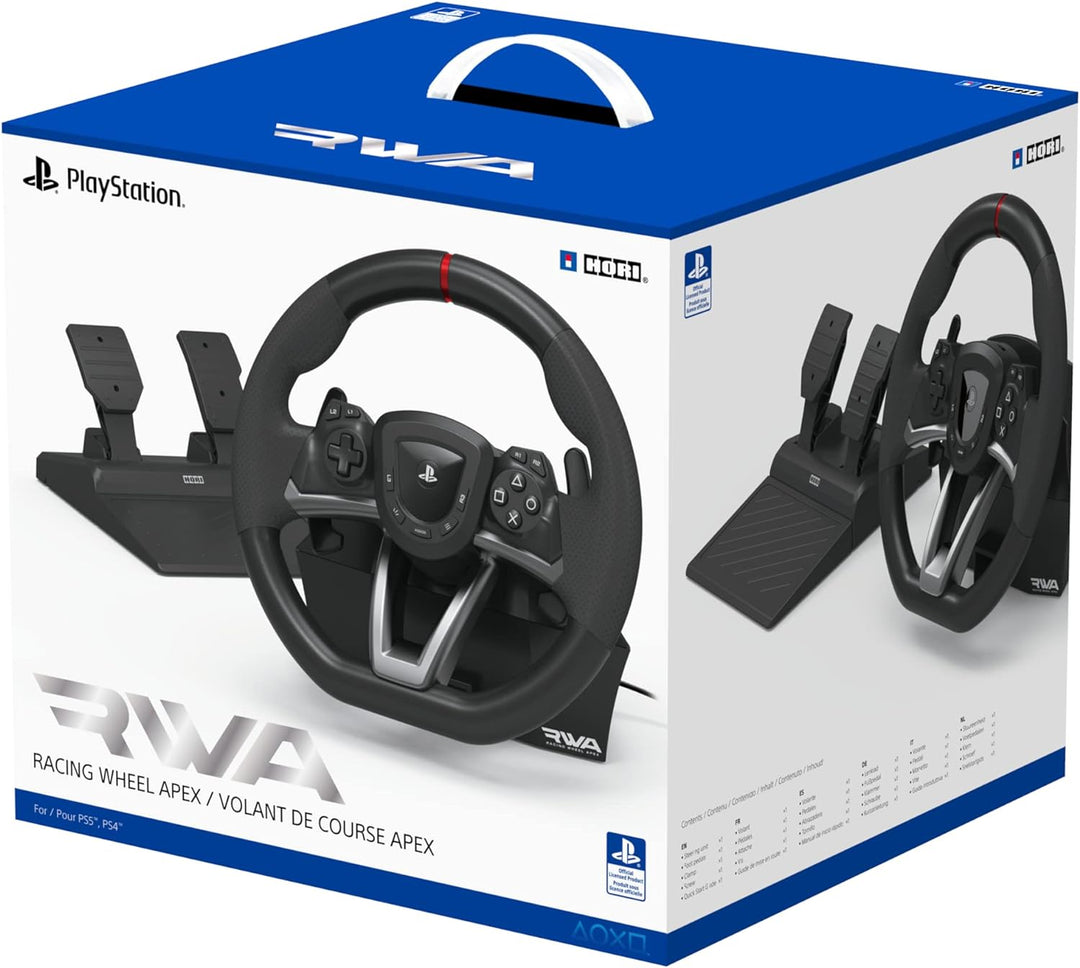 HORI RWA: Racing Wheel Apex für Playstation 5, PlayStation 4 und PC - Offiziell Sony Lizenziert