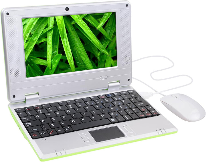 Bigmachine 7 Zoll tragbarer Mini-Computer Laptop PC Netbook für Kinder Android 12 Quad Core 32 GB Wi