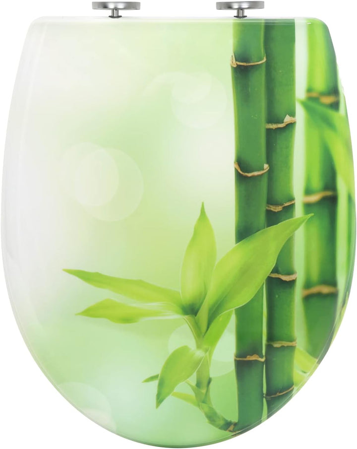 WOLTU Toilettendeckel mit Absenkautomatik Klodeckel WC Sitz Softclose antibakterielle Klobrille mit