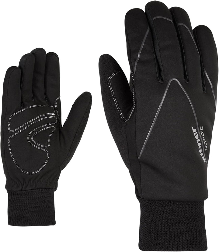 Ziener Herren Unico Langlauf/Outdoor/Funktions-Handschuhe 6 Schwarz, 6 Schwarz