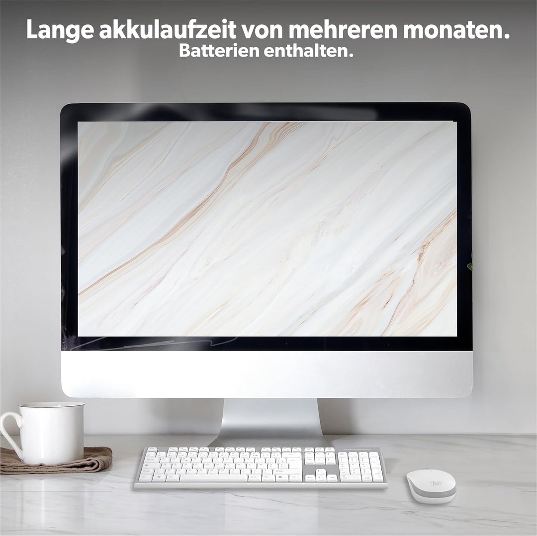 T'nB Ensemble Clavier - Souris sans fil Classy (Gris/Blanc)