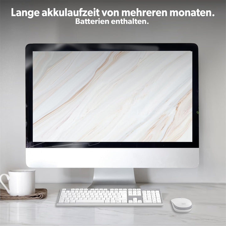 T'nB Ensemble Clavier - Souris sans fil Classy (Gris/Blanc)