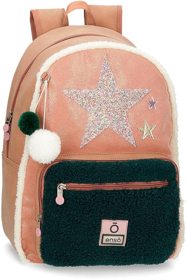Enso Mädchen Shine Stars Gepck- Kuriertasche 22x25x14 cms Rosa, 22x25x14 cms Rosa
