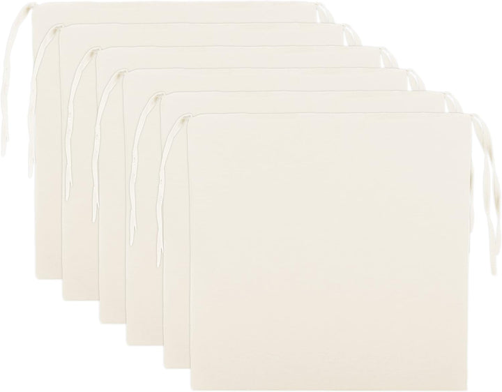 Brandsseller Sitzkissen Stuhlkissen Sitzauflage Stuhlauflage - Uni Farben mit 4 Kordelbändern für si