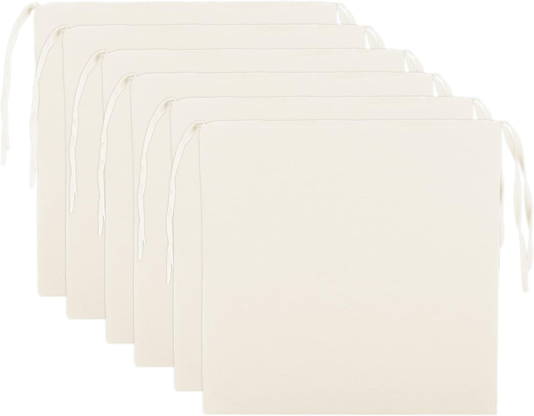 Brandsseller Sitzkissen Stuhlkissen Sitzauflage Stuhlauflage - Uni Farben mit 4 Kordelbändern für si