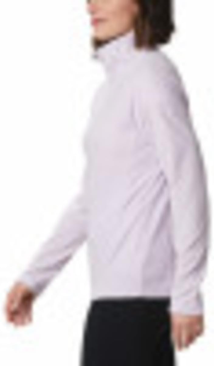 Columbia Fleecejacke mit halbem Reissverschluss für Damen, GLACIAL IV PRINT, AK1130 S Pale Lilac Qui