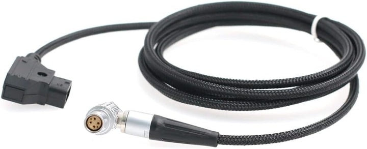 D-Tap-Netzkabel für Red Epic Dragon DSMC2 Kamera, rechtwinklig, 6-polig, geflochten, 1,9 m