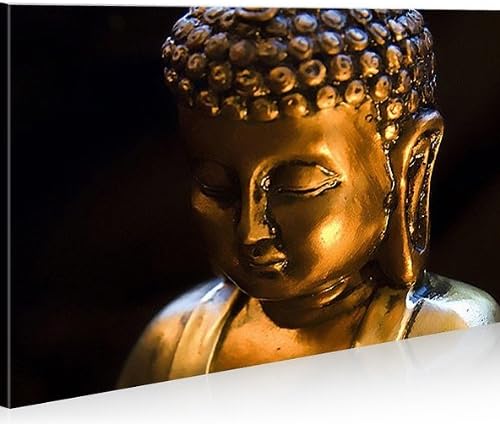 islandburner Bild Bilder auf Leinwand Buddha V6 1p XXL Poster Leinwandbild Wandbild Dekoartikel Wohn