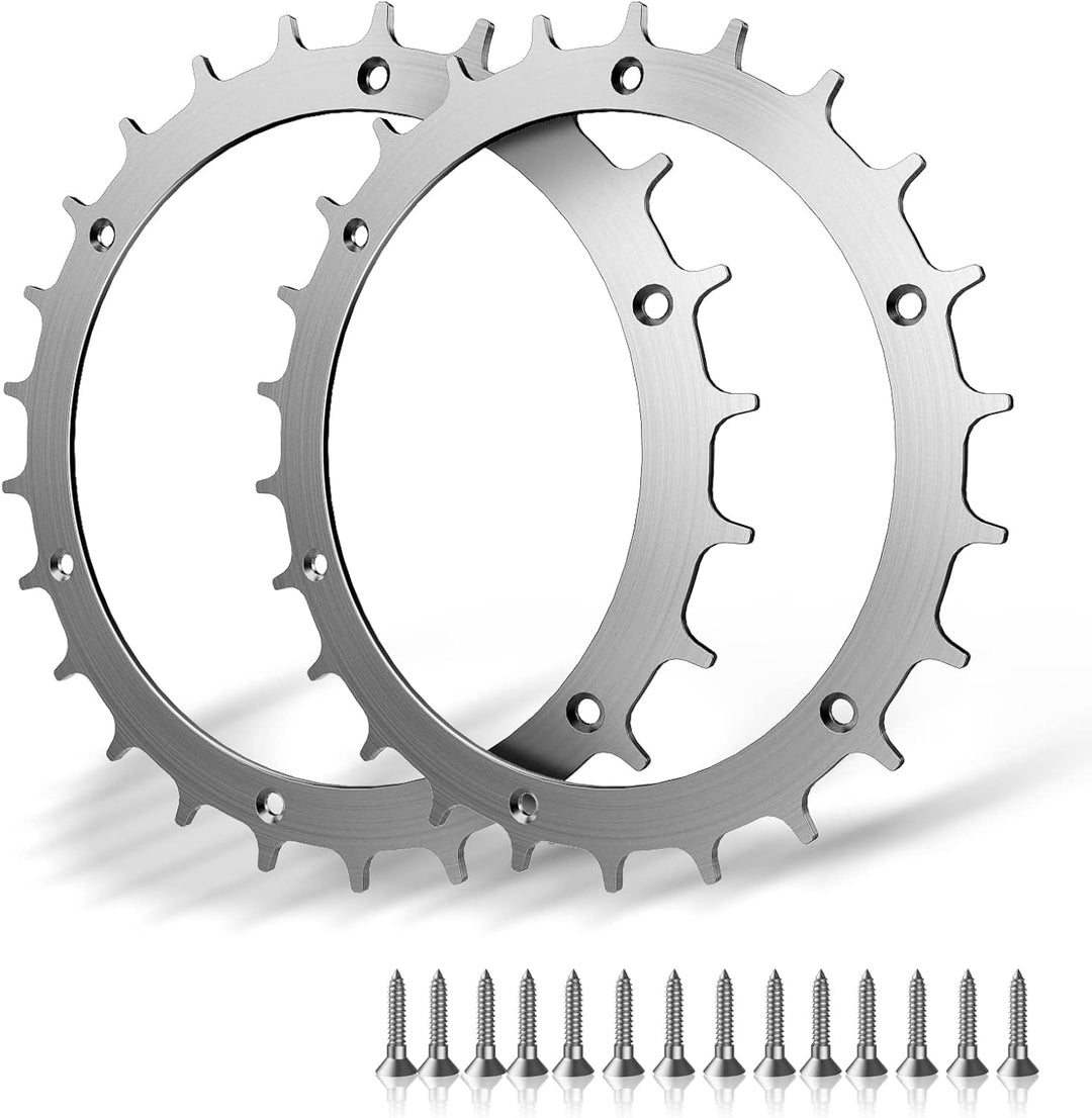 Edelstahl Mähroboter Spikes für Bosch Indego XS 300 400 500 M700 aufwendig entgratet inkl Traktionsv