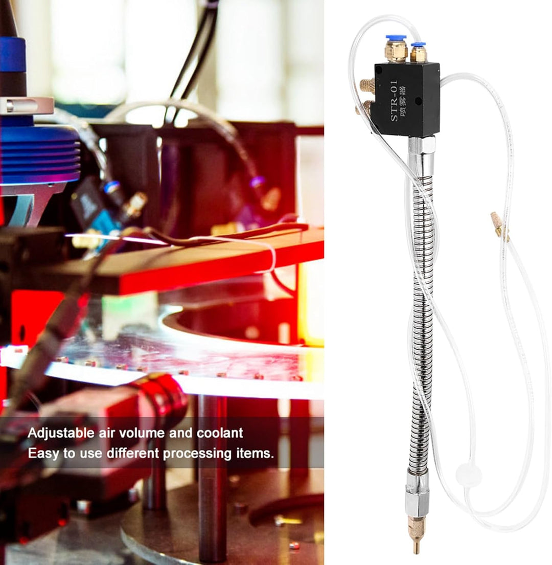 Nebelkühlmittelschmiersprühgerät STR-01 Drehmaschine Kühlerschleifzubehör zum Schneiden Gravur CNC-K