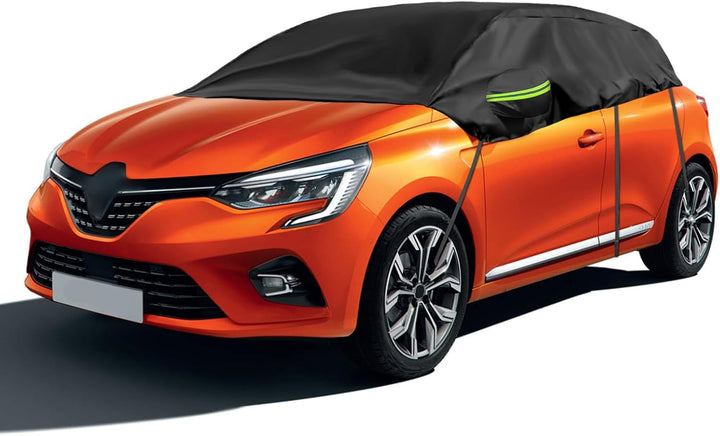 Opaltool Halbgarage für Hatchback 2005-2023 Renault Clio, Schwarz Massgeschneidertes Autogarage Soft