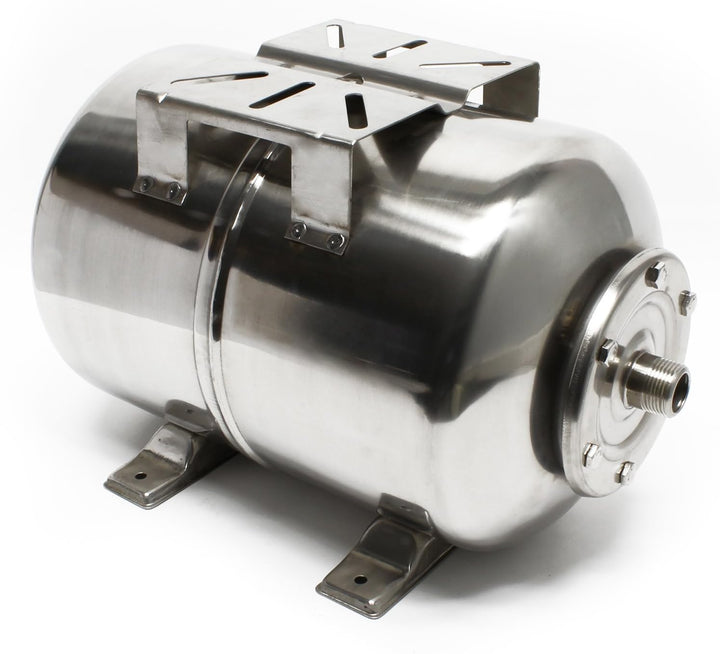 Edelstahl 100 l Ausdehnungsgefäss für Hauswasserwerke und Druckerhöhungsanlagen mit EPDM Membran