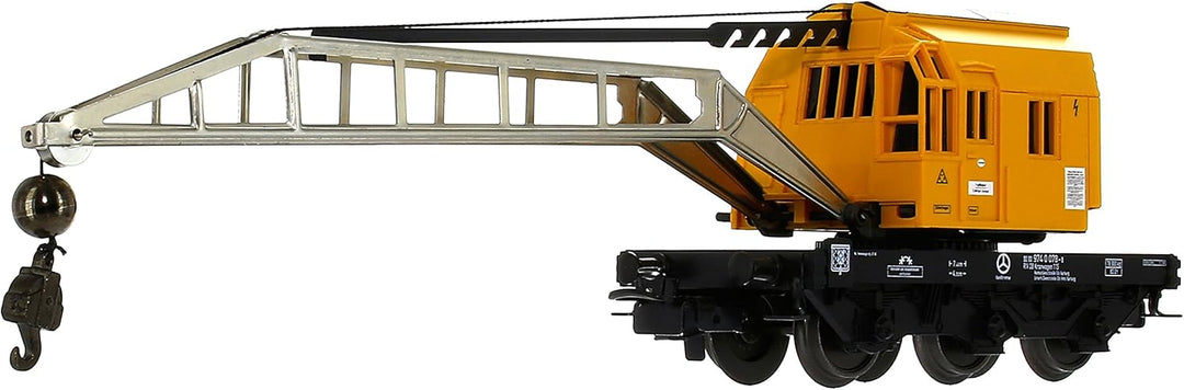 Märklin Start up 4671 - manueller Kranwagen, gelb