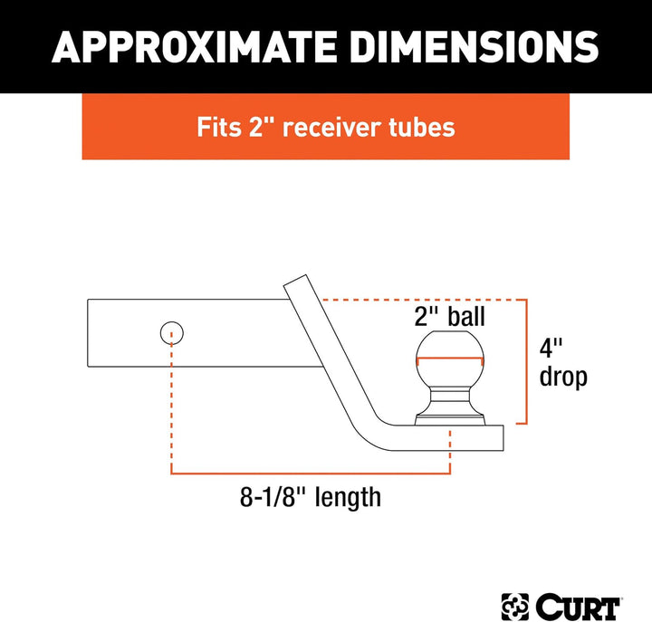 Curt 45154 Fusion-Ball-Mount