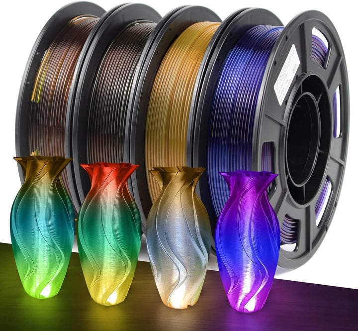IEMAI 3D Drucker Filament PETG Set, Rainbow Filament PETG 1.75mm, PETG Filament 1.75mm, Regenbogen 2