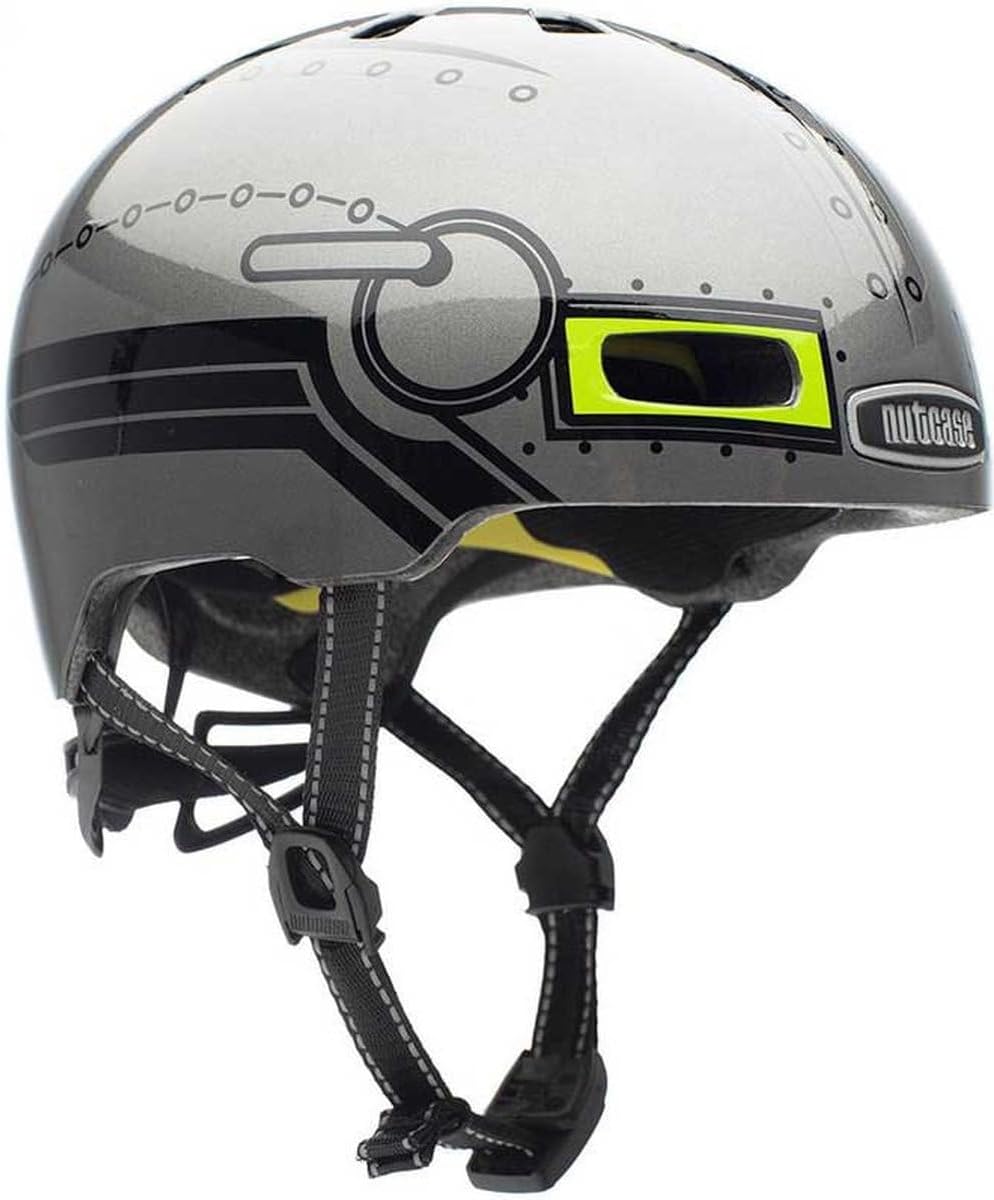 Nutcase Little Nutty MIPS Fahrradhelm 'Robo Boy' Gloss XS, XS