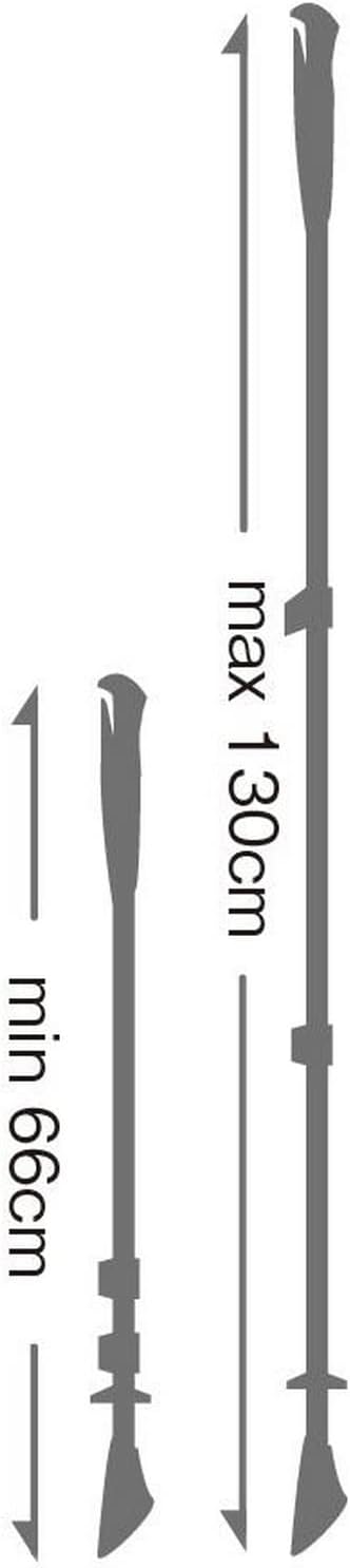 LEKI Passion Stöcke 90-130cm black-silvergray-neonyellow, 90-130cm black-silvergray-neonyellow