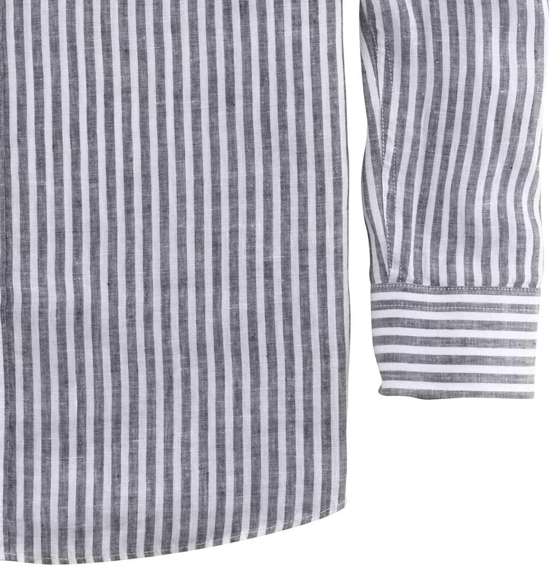 OLYMP Herren Freizeithemd Langarm Casual,Streifen,modern fit,Button-Down-Kragen S Marine 18, S Marin