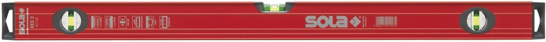 Sola 1215101 Alu-Wasserwaage Red 3 80" 80 cm in rot, 800 mm, 800 mm