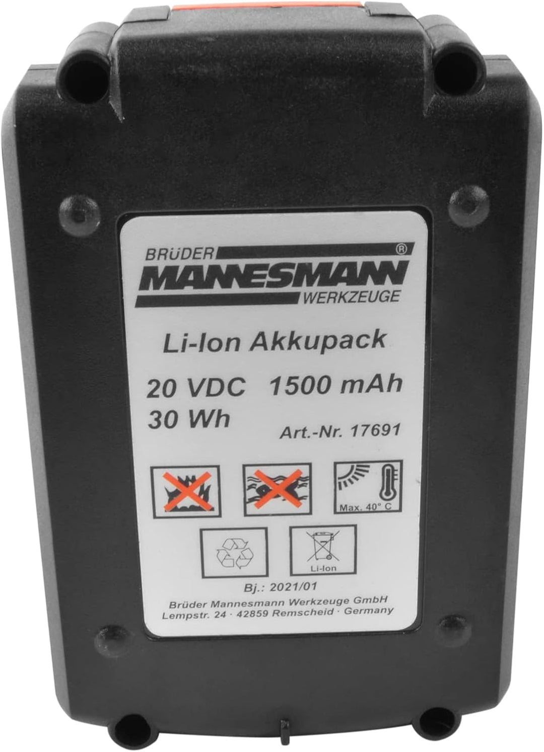 Brüder Mannesmann M17691 Ersatzakku