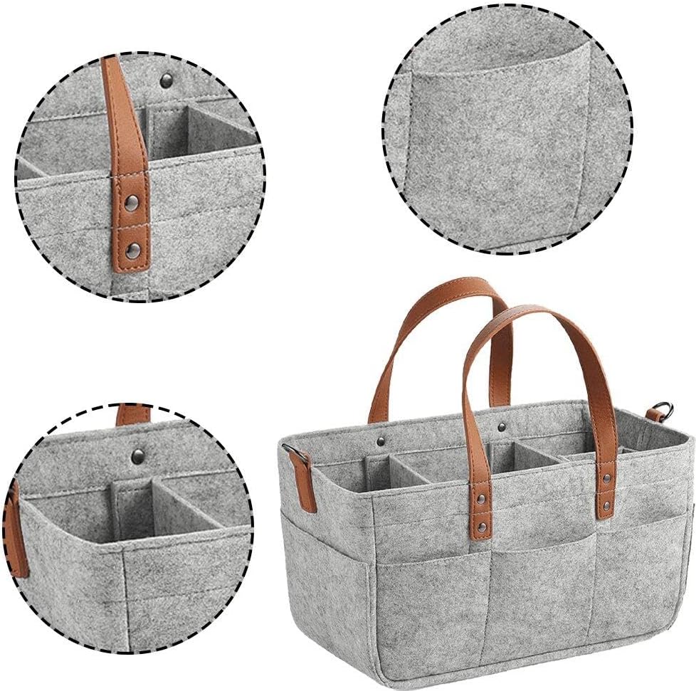 Baby Filz Storage Kindergarten Organizer Korb Infant Wickelbeutel Griff Caddy Wechseln Sie Windel Ki