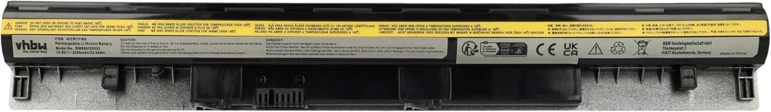 vhbw Li-Ion Akku 2200mAh (14.8V) schwarz kompatibel mit Notebook, Laptop Lenovo IdeaPad S300, S310,