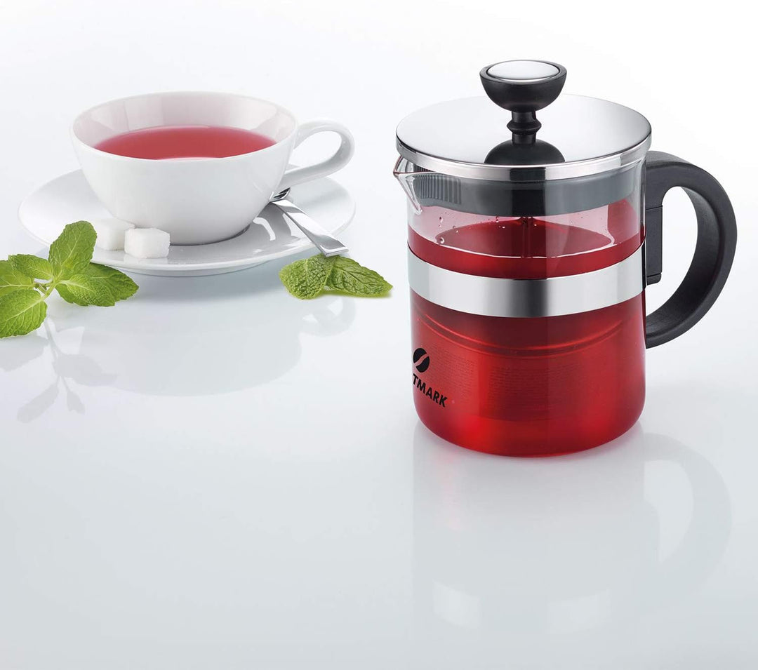 Westmark Teebereiter, 600 ml, Teatime, BPA-frei, Borosilikatglas und Edelstahl, 24802260, 600 ml