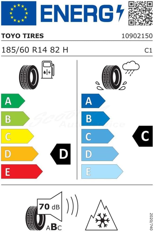 Toyo Snowprox S 943 M+S - 185/60R14 82H - Winterreifen
